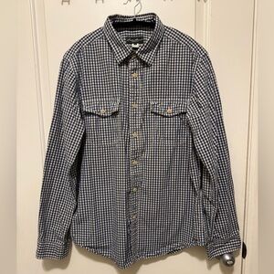 White Gingham Button Down Shirt 👔